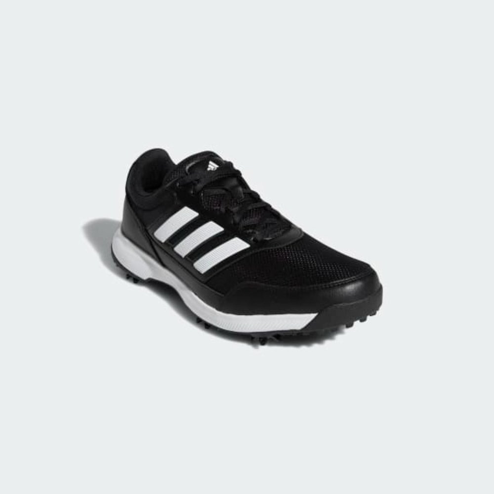 Adidas Tech Response 2.0 Mens Wide Fit Golf Shoe Black White EE9419 NEW Multi Sz - Picture 5 of 10